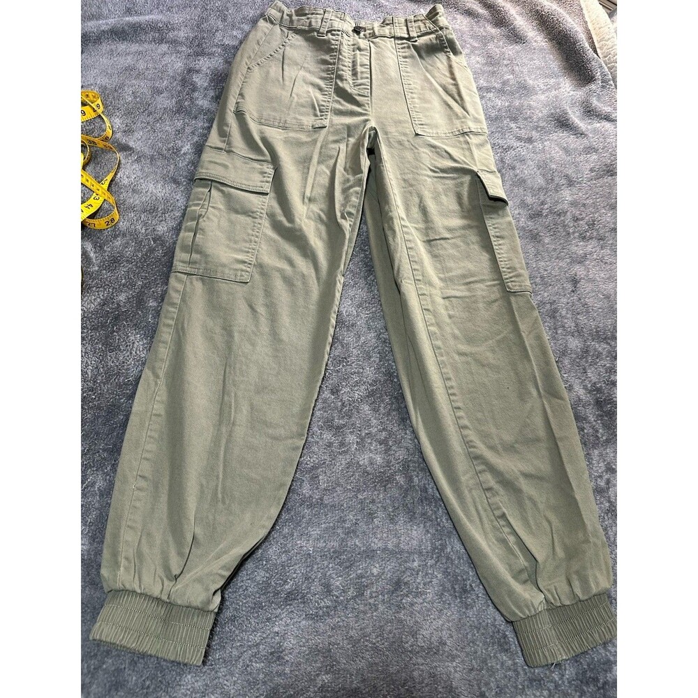 SO® Good For Life Kohl's olive green cargo jogger pants, size 5 / S